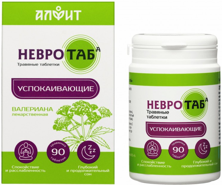 Невротаб, травяные таблетки
